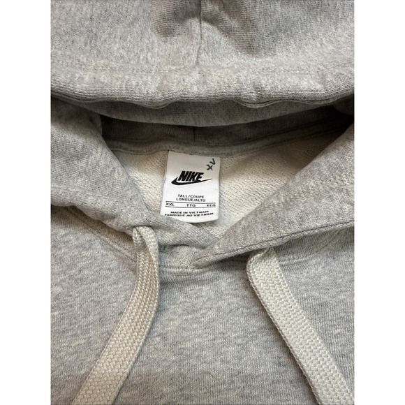 Nike Men's Traning Embriodery Logo Club Hoodie Pullover Sweatshirt Size XXL Tall - Picture 2 of 4